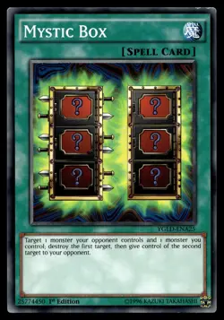 MYSTIC BOX YGLD-ENA25 COMMON YUGI'S LEGENDARY DECKS YU-GI-OH - Image 1