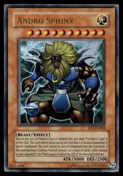 ANDRO SPHINX EP1-EN002 ULTRA RARE EXCLUSIVE PACK YU-GI-OH - Image 1