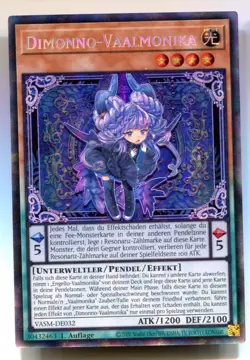 Yu-Gi-Oh! Dimonno Vaalmonika Collectors Rare VASM-DE032 - Image 1