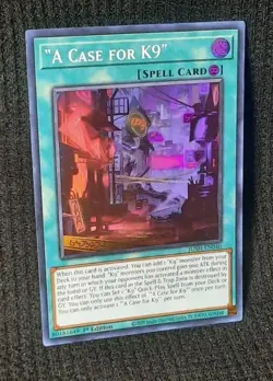 Yu-Gi-Oh! A Case For K9 *SUPER RARE* JUSH-EN040 1st Edition NM/M - Image 1