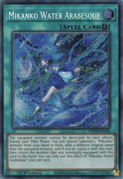 Yugioh MP24-EN136 - Mikanko Water Arabesqe - Secret Rare - Image 1
