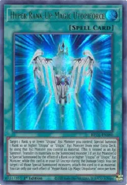 Hyper Rank-Up-Magic Utopiforce - BROL-EN060 - Ultra Rare 1st Edition - Yugioh - Image 1