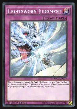 Lightsworn Judgment - MP17-EN237 - Common - 1st Edition Yugioh - Image 1