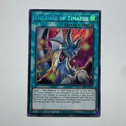 The Gaze of Timaeus - MZMU-EN013 | Secret Rare 1st Edition NM YuGiOh! - Image 1