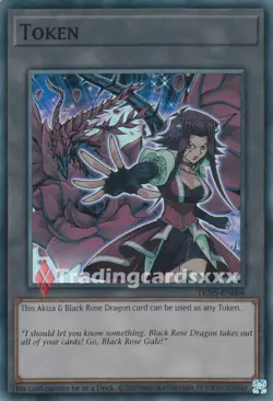 Yu-Gi-Oh! Token "Akiza & Black Rose Dragon" : SR INFO / TKN5-EN008 - Image 1