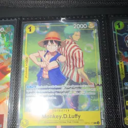 One Piece Monkey.D.Luffy Royal Blood OP10-111 Rare Foil Namco English Card - Image 1