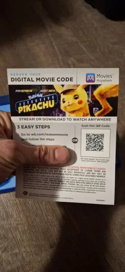 detective pikachu movie blu ray with promo card sealed new - Image 5