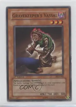Gravekeeper's Vassal 1st Ed. YuGiOh Pharaonic Guardian #PGD-063 2003 - Image 1