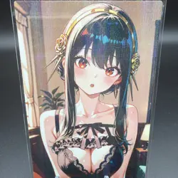 Yor Forger Anime Waifu Card Doujin ACG Goddess Holo - Image 1