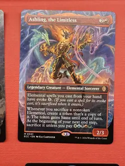 Mtg ECC Lorwyn — Borderless — Ashling, the Limitless — NM - Image 1