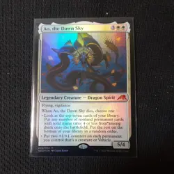 FOIL Ao, the Dawn Sky - Neon Dynasty - NM - Magic: The Gathering - MTG - Image 1