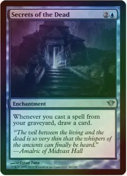 1 x Secrets of the Dead - Foil - Dark Ascension - LP - Magic The Gathering - MTG - Image 1