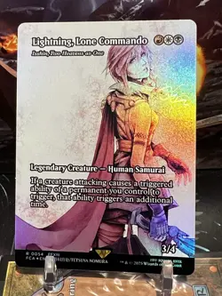 MTG | Lightning, Lone Commando (0054) ( ✨Foil✨) [FINAL FANTASY] - Image 1