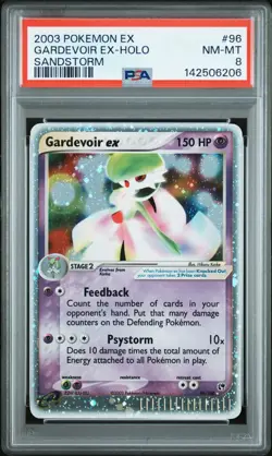 Pokemon Card PSA 8 Gardevoir ex 96/100 Sandstorm Holo E Reader Vintage Rare 2003 - Image 1