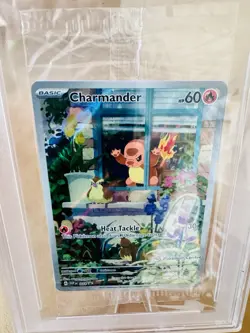 POKEMON CENTER Charmander 044 Scarlet & Violet Promo Holo 2023 PSA 10 GEM MT - Image 2