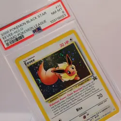 Pokemon TCG - Promo Black Star 11 Eevee-Holo Pokemon League - PSA 8 NM/MT - Image 1