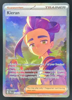 2025 Pokemon Prismatic Evolutions #174/131 Kieran - Image 1