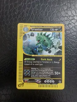 Tyranitar Holo Expedition 29/165 Eng Pokemon And Lt Surge Gym Heroes Holo - Image 1