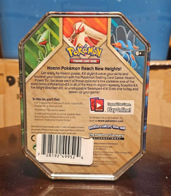 Pokemon TCG 2015 Hoenn Power Blaziken EX Tin Factory Sealed - Image 3
