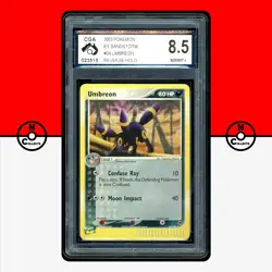 Pokemon CGA 8.5 Umbreon Reverse Holo 24/100 EX Sandstorm - Image 1