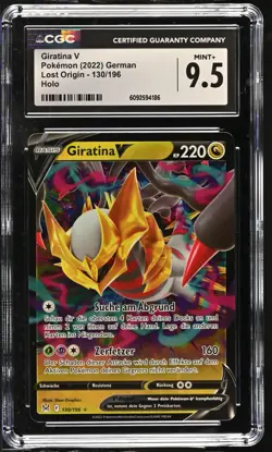 Pokemon Giratina V 130/196 Verlorener Ursprung Ultra Rare Deutsch CGC PSA 9,5 - Image 1