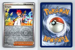 Crispin #105 SV Prismatic Evolutions Reverse Holo Uncommon Pokemon 2025 TCG - Image 1