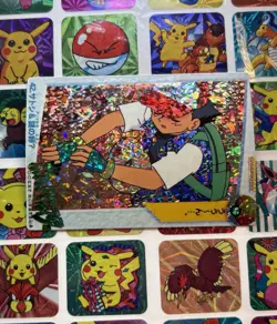 Pokemon Charizard Vintage Pocket Monsters Vending HOLO Prism Sticker 99 Nintendo - Image 2