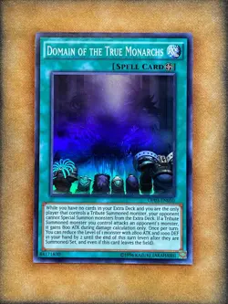 Yugioh Domain of the True Monarchs OP03-EN010 Super Rare NM - Image 1