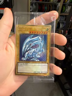BLUE-EYES WHITE DRAGON LGB1-JPS02 P-Gold Rare YuGiOh LEGENDARY GOLD BOX Japanese - Image 1