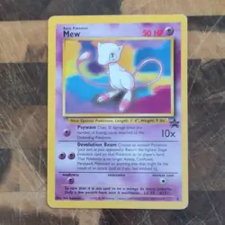 Pokemon TCG Mew No.8 Black Star Promo Card - Image 1