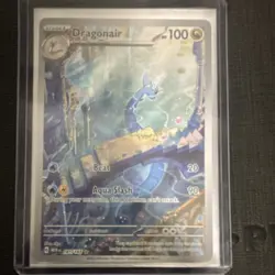 Pokemon Dragonair Illustration Rare Full Art Holo Card 181/165 Scarlet & Violet… - Image 2