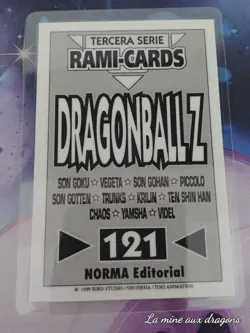 Carte Rami Tercera 121 Dragon Ball Z card set plastified Norma Goku ss3 ssj3 - Image 2