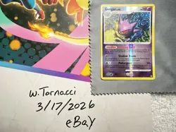 Pokemon Gengar Reverse Holo Card 18/100 LV 43 18/100 LV.43 2008 Stormfront NM - Image 3