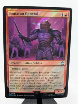 Sontaran General - (Surge Foil) Doctor Who Magic the Gathering MTG, (701) - Image 1