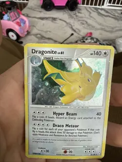 Dragonite LV 61 2/146 Legends Awakened Holo Rare Holo Pokemon TCG DMG Swirl 🌀🌀 - Image 1