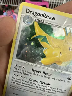 Dragonite LV 61 2/146 Legends Awakened Holo Rare Holo Pokemon TCG DMG Swirl 🌀🌀 - Image 2