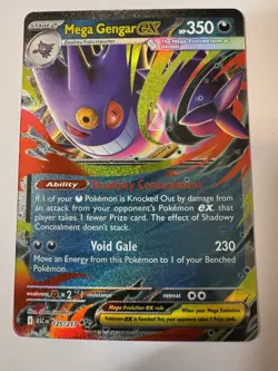Mega Gengar ex 125/217 Ascended Heroes Holo Pokemon Card - Image 1
