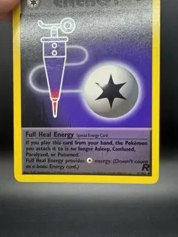 Pokemon TCG Full Heal Energy 81/82 1st Edition Team Rocket Uncommon LP - Image 4