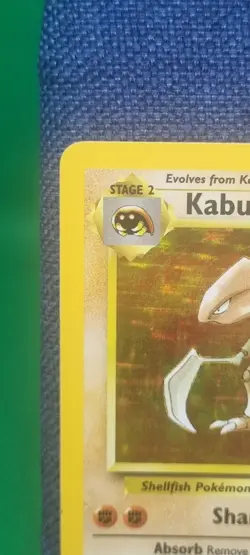 Kabutops #9/62 Holo Rare Fossil WOTC Unlimited Pokemon TCG Wizards Of The Coast - Image 3