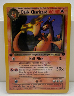 Pokemon Dark Charizard TCG 21/82 Non-Holo Rare 1st Edition - Image 1