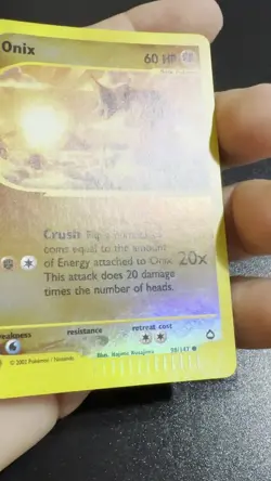 Aquapolis Pokemon TCG Onix Reverse Holo Card #98/147 - Image 2