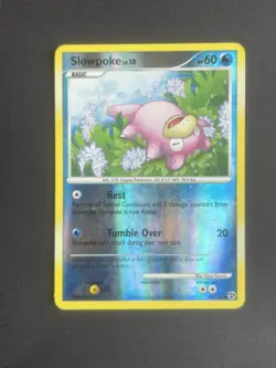 2008 Pokemon Diamond & Pearl Great Encounters Slowpoke Reverse Holo #82/106 - Image 3