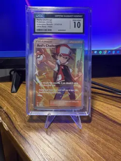 2019 POKEMON UNBROKEN BONDS RED'S CHALLENGE #213 CGC 10 GEM MINT - Image 1