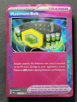 Maximum Belt 117/131 Ace Spec Prismatic Evolutions Pokemon TCG - Image 1