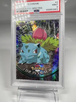 Pokemon Topps Chrome Spectra Ivysaur PSA 9 Mint - Image 2