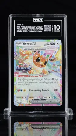 TAG 10 - Eevee ex #75 Stamped - 2025 Pokemon Prismatic Evolutions Surprise Box - Image 1