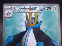 Pokemon TCG Empoleon ex 114/094 Phantasmal Flames Ultra Rare Full Art NM - Image 2