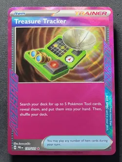 Treasure Tracker 131/131 Ace Spec Prismatic Evolutions Pokemon TCG - Image 1