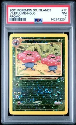 Vileplume #17 - Pokemon Southern Islands Promo - PSA 7 - Image 1