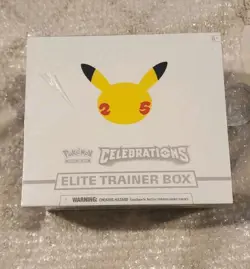 Pokemon Celebrations Elite Trainer Box ETB Pokemon Center 25th Anniversary - Image 1